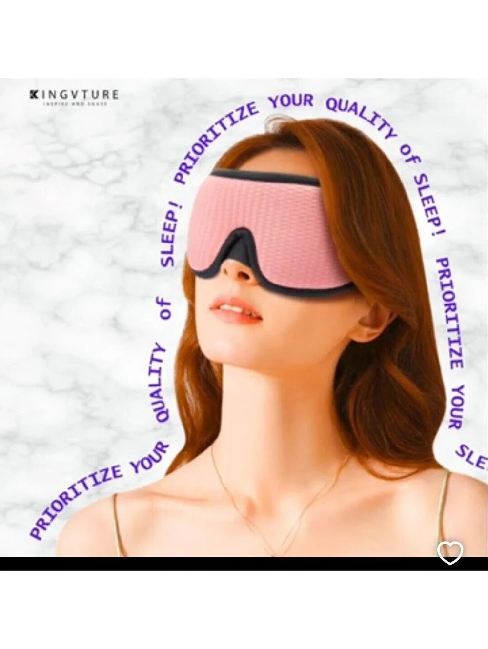 Luxurious 3D Eye Mask, By Kinvture